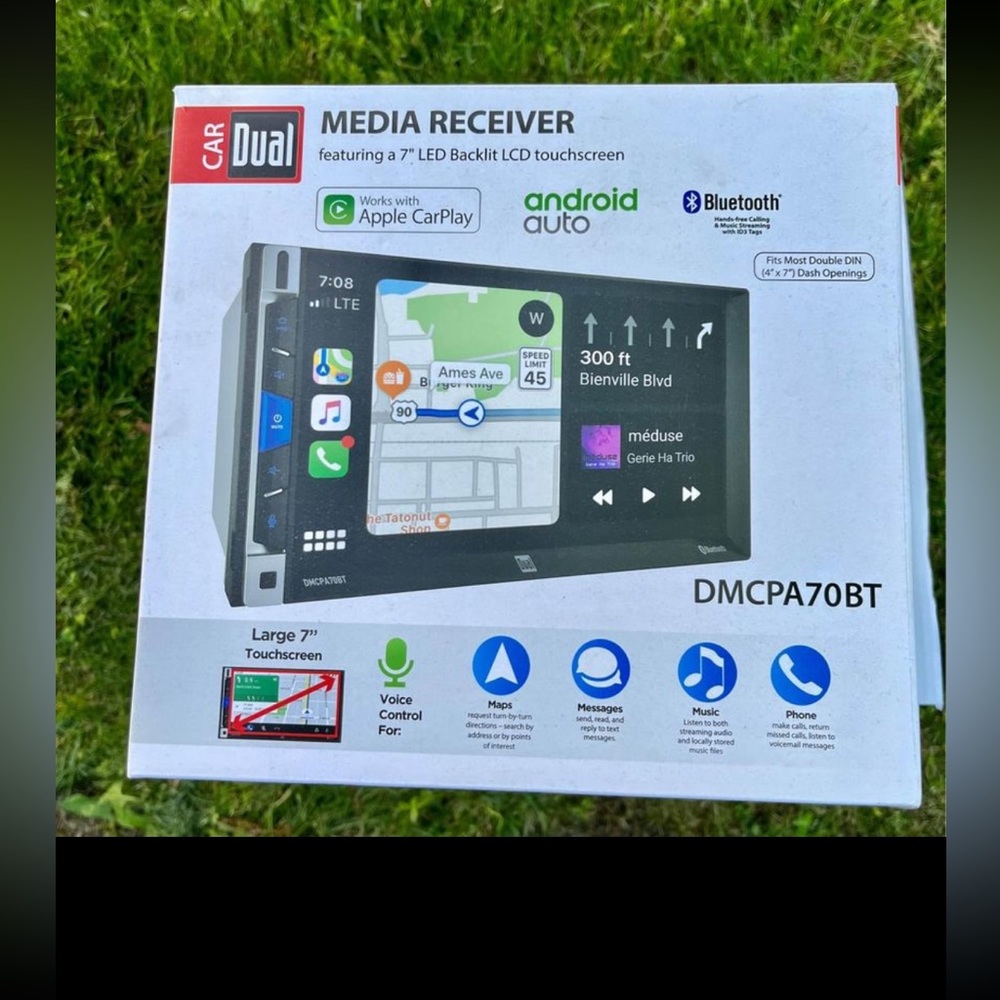 NWT Dual Electronics 7" Carplay
Digital Media Receiver